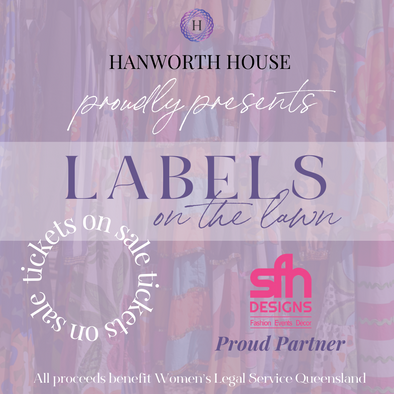 Purple Hanworth House Labels on the Lawn Designer Fashion for Charity
