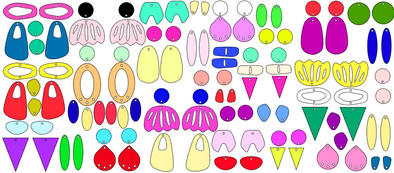 Colourful Earrings