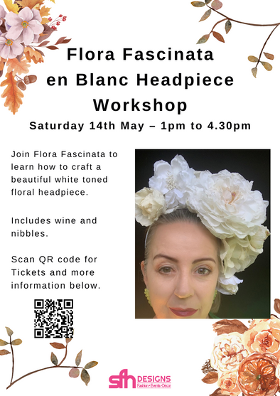 Flora Fascinata en Blanc Headpiece Workshop
