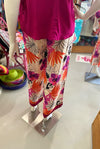 Miami Palazzo Pants with Berry Border - Anannasa