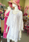 Iris Tunic Lined in White - Anannasa