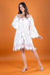 Iris Tunic Lined in White - Anannasa
