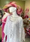 Iris Tunic Lined in White - Anannasa