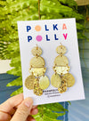 Golden Gypsy Earrings - Polka Polly