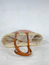 Multicoloured Straw Sequins Bag - French Market Basket