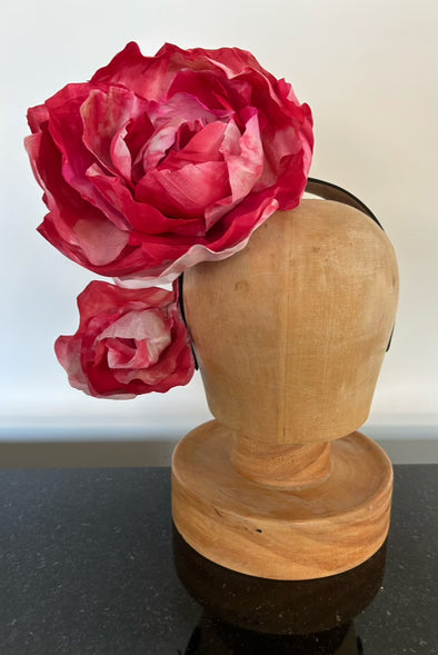 Big Rose Small Rose Headpiece by Flora Fascinata #33