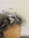 Silver Feathers & Sequinned Blooms Headband by Flora Fascinata #