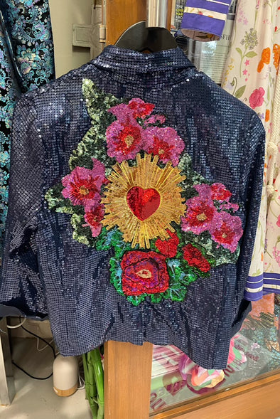 Sacred Heart Garden Custom Made Sequinned Jacket