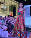 Dorothy Dress in Reds Ankara Fabric - Custom design by SFH