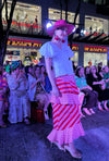 Spots and Stripes Lady GaGa Ruffle Skirt - SFH Designs Original