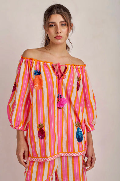 Malta Off the Shoulder Top -