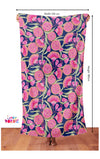 Gum Blossoms in Navy - Scarf / Beach Wrap  - Lordy Dordie