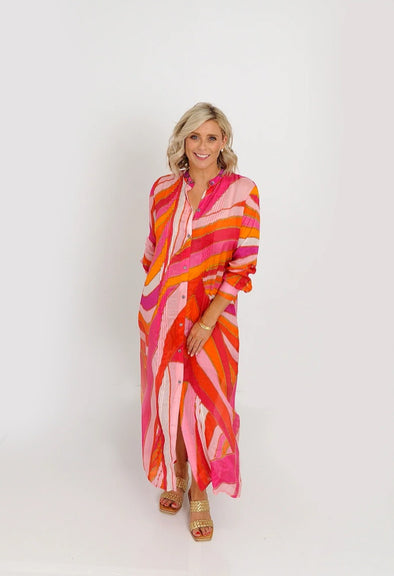 Skye Silk Dress - Ivy Pearl