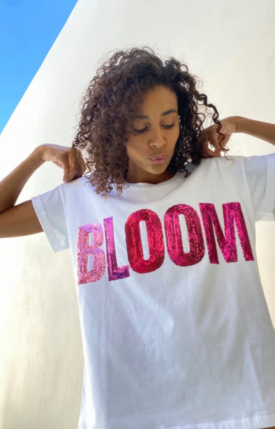 BLOOM  Tee White - Renee Loves Frances