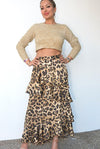 Leopard Lady GaGa Ruffle Skirt - SFH Designs Original