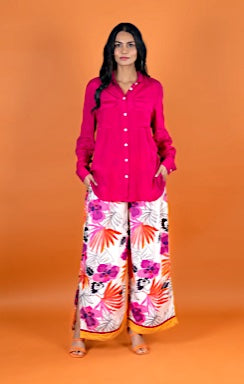 Miami Shirt in Berry- Anannasa