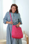 Sara Hot Pink Handbag - Liv & Milly