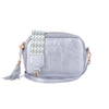 Sally Crossbody Handbag - Silver - Liv & Milly