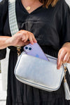 Sally - Silver Crossbody Bag by Liv&Milly