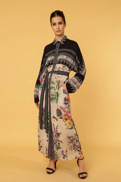 OTONO Shirt Dress with belt - Anannasa