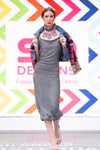 Slinky Dress in Silver Sequins - SFH Designs Original