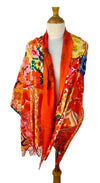 Double Sided Wrap - Orange Seventies - Anna Chandler
