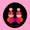 Neon Gypsy Earrings by Polka Polly