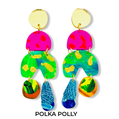 Iris Earrings by Polka Polly