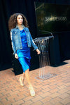 Diamonds are Forever Embellished Denim Jacket