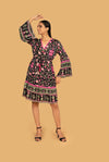 Fiera Tunic Dress with Drawstring - Anannasa