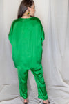 Silvia Blouse in Emerald- Anannasa