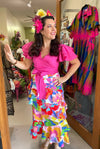 Hot Florals Lady GaGa Ruffle Skirt - SFH Designs Original