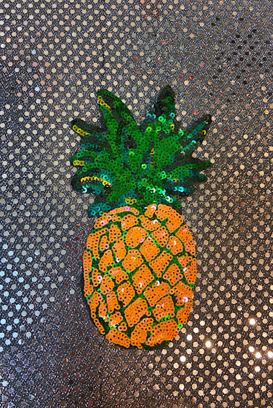 Sequinned Embellishment - Pineapple
