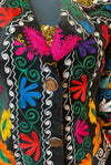 Vintage Floral Silk Embroidered Jacket from Uzbekistan