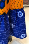 Orange & Blue Ankara Ruffles Skirt - SFH Designs Original