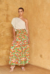 Smocked Maxi Skirt - Tomato Print by Frankie + Dash