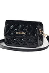 Rosie Black Paten Cross Body Bag - Liv & Milly