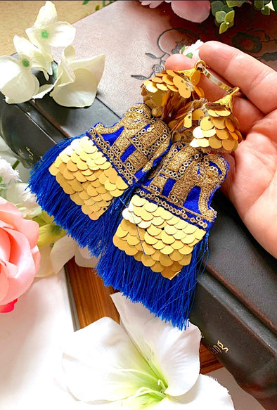 Blue Elephants - Colour is Joy Earring Collection