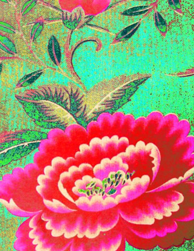 Chinese Peony Tea Towel - Anna Chandler Design