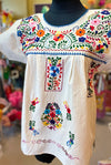 Mexican Bohemian Top - white