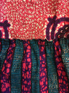 Ankara Skirt with Vintage Denim- SFH Designs Original