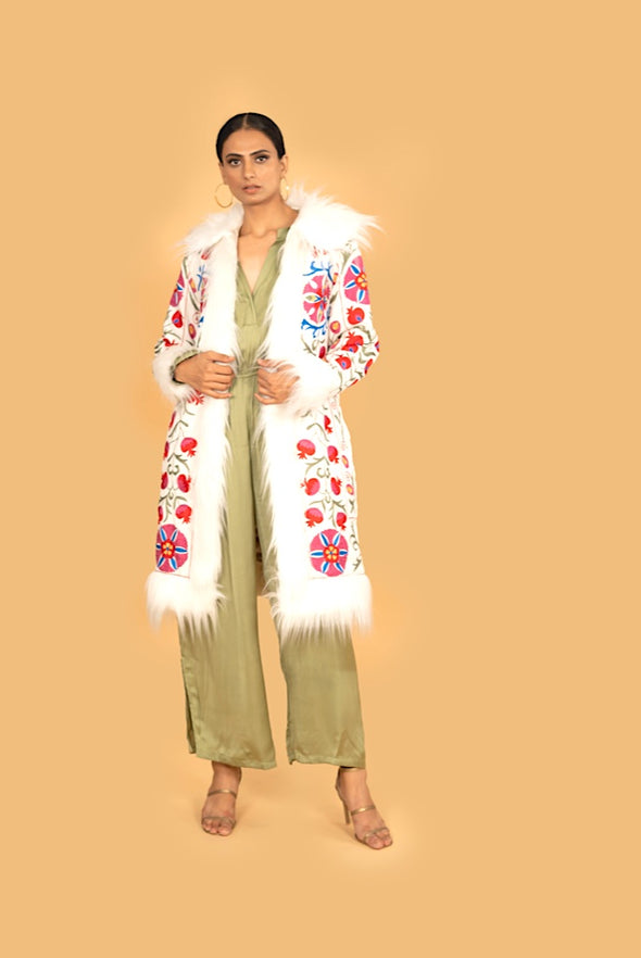 Suzanne Corduroy Coat - Anannasa