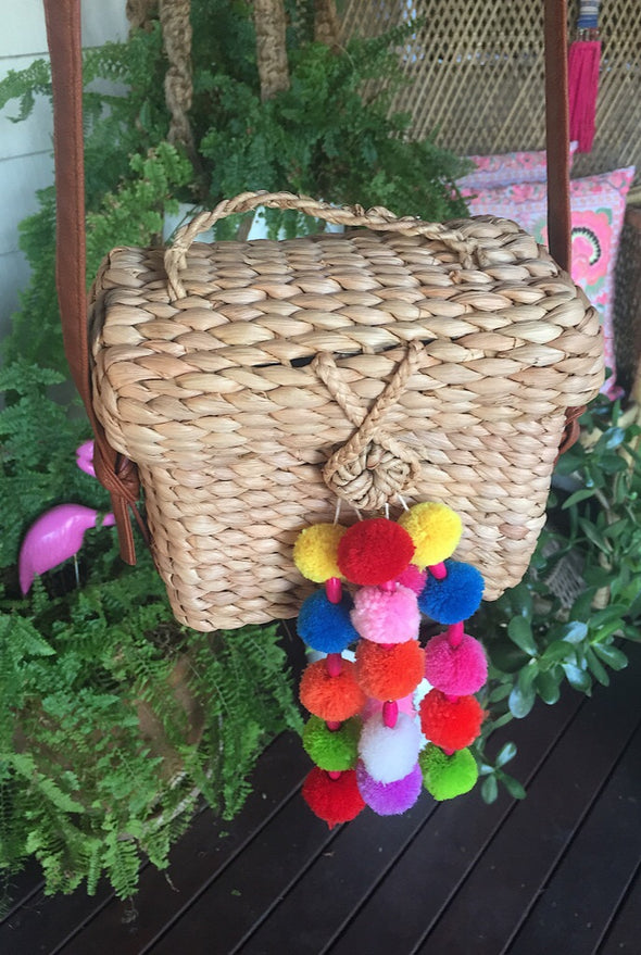 Pom Pom Mini Handbag