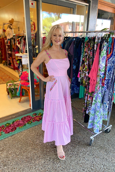 Dorothy Dress in Pretty Pink Gingham - Custom design by SFH