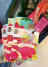 Kimono Flowers - Tea Towel