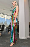 Harry Styles Sequinned Jumpsuit in Rainbow Sparkles Sequins