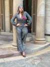 ABBA Jumpsuit in Silver Sequins - SFH Designs Original