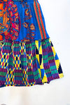 Ankara Ruffles Skirt with Vintage Denim - SFH Designs Original