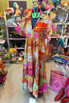 Christina Dress XS in Ankara Pink Patterns- SFH Designs