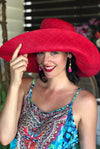 Made in Madagascar Hat - Ruby Red